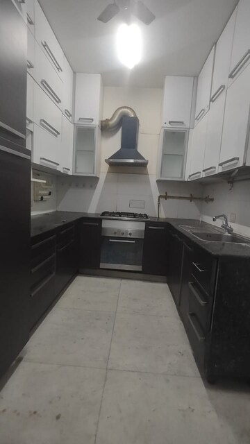 Kitchen in 3 BHK Apartment at Chittaranjan Park – for Sale