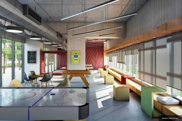 Living Room in 3 BHK Apartment at Enpar Lotus 101 Worli Residences, Lower Parel – for Rent