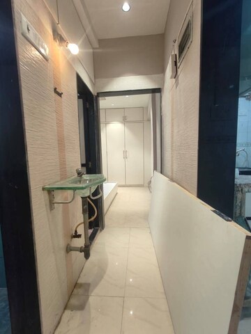 Bathroom in 1 BHK Apartment at Krishna Dham Housing Society, Vasai East – for Sale