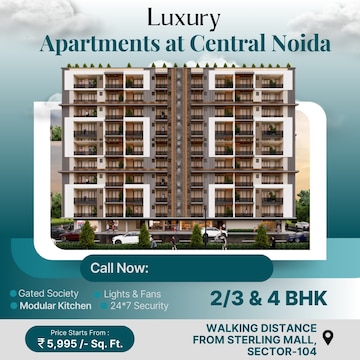 2 BHK Builder Floor For Resale in Ultima 107 Sector 104 Noida  8189593