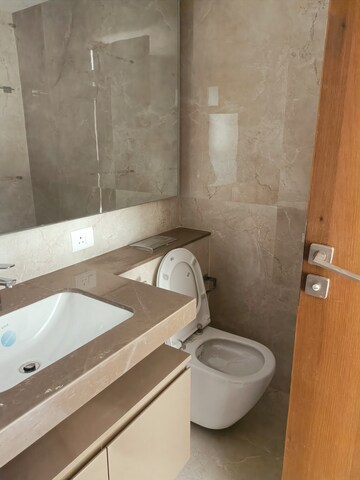 Bathroom in 3 BHK Apartment at Hiranandani Lake Enclave, Ghodbunder Road – for Sale