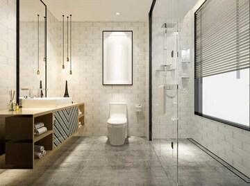 Bathroom in 2 BHK Apartment at Orchid Tower, Worli – for Sale