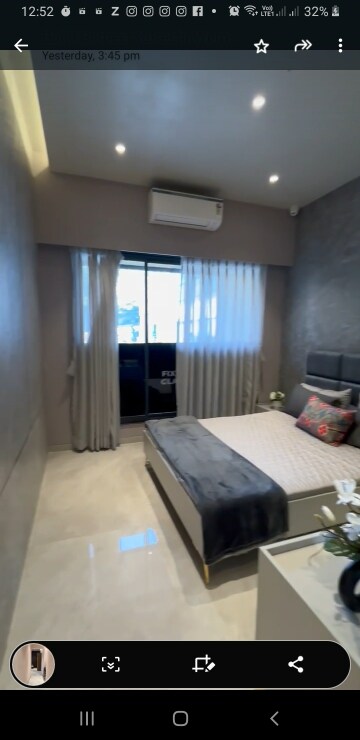 Bedroom in 2 BHK Builder Floor at Bharat Wembley 24, Majiwada – for Sale