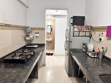Kitchen in 1 BHK Apartment at Lodha Palava City Lakeshore Greens, Dombivli East – for Rent