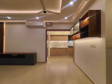 Kitchen in 2 BHK Apartment at Bhartiya Nikoo Homes Phase 2, Thanisandra Main Road – for Rent