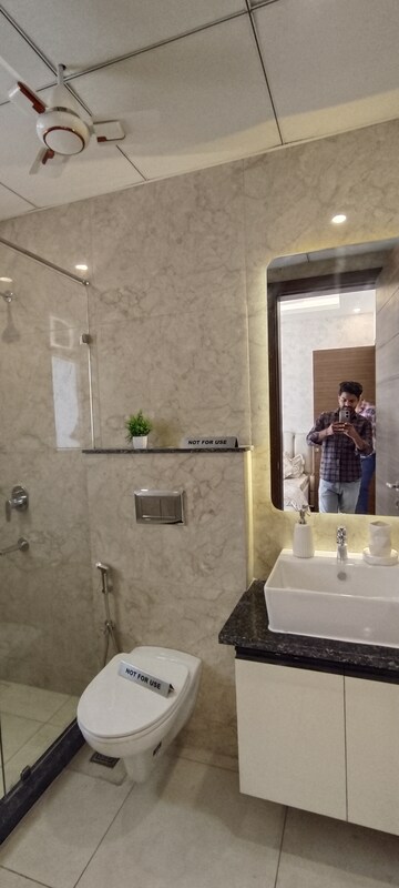 Bathroom in 3 BHK Builder Floor at Kohli One Malibu Town, Sector 47 – for Rent