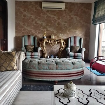 Living Room in 4 BHK Builder Floor at Greater Kailash ii – for Rent