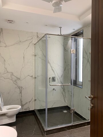 Bathroom in 4 BHK Builder Floor at Panchsheel Enclave – for Rent