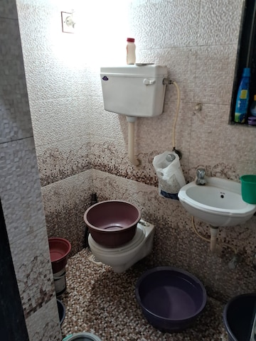 Bathroom in 1 BHK Apartment at Sweet Shree Balram, Virar West – for Rent