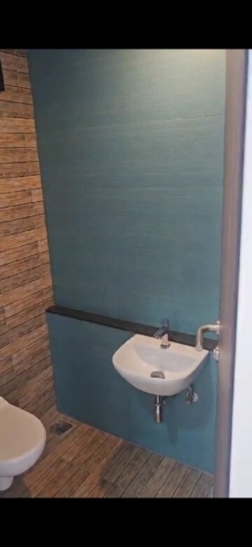 Bathroom in 1 BHK Apartment at Lodha Crown Quality Homes, Majiwada – for Rent