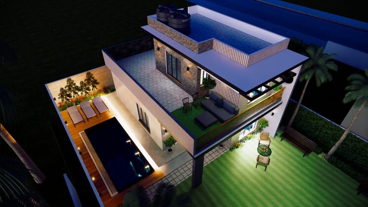 Exterior View, mathura cantonment 4 Bedroom 1250 Sq.Ft. Independent House In Mathura Cantonment Mathura 8190053