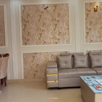 Living Room in 3 BHK Builder Floor at Satish Golden Enclave, Vip Road – for Rent