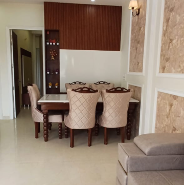 Living Room in 3 BHK Builder Floor at Satish Golden Enclave, Vip Road – for Rent