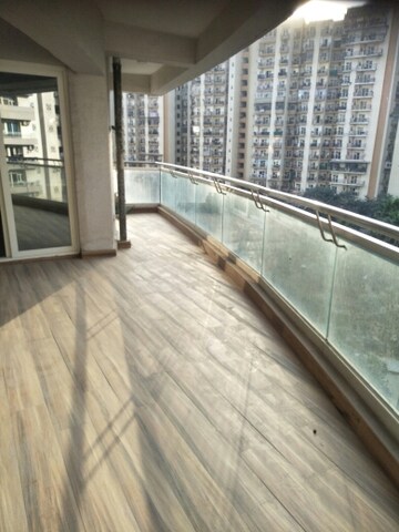 Balcony in 3.5 BHK Apartment at Supertech ORB, Sector 74 – for Rent