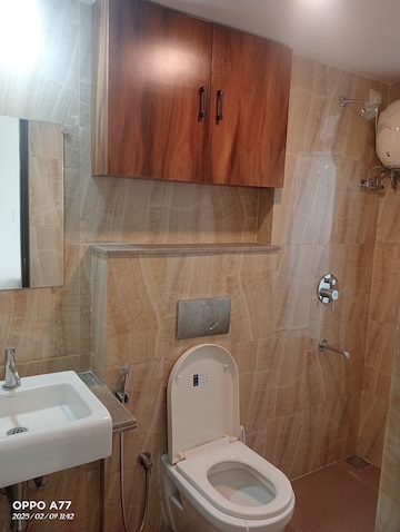 Bathroom in 2 BHK Apartment at Lodha Amara, Kolshet Road – for Rent