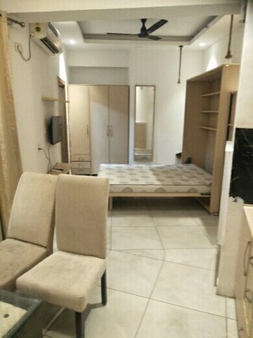 Living Room in 1 RK Apartment at Supertech North Eye, Sector 74 – for Rent