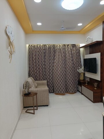 Living Room in 1 BHK Apartment at Kaneri Heights, Naigaon East – for Sale