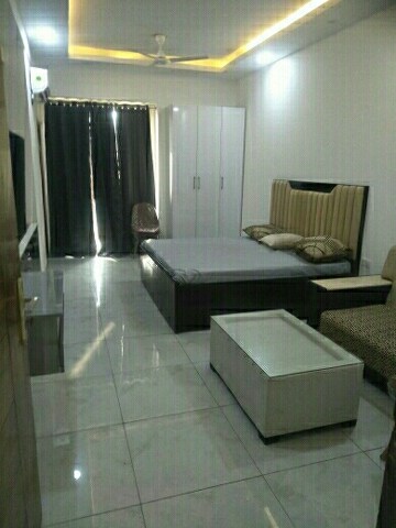 Living Room in 1 RK Apartment at Supertech North Eye, Sector 74 – for Rent
