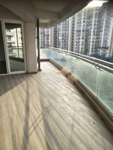 Balcony in 3.5 BHK Apartment at Supertech ORB, Sector 74 – for Rent