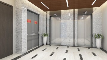 Building Lobby in Studio Apartment at Uniwest Hub, Sector 22d Yamuna Expressway – for Sale