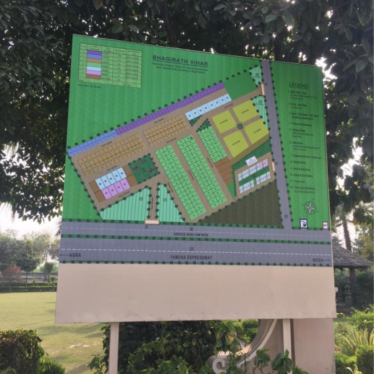 Master Plan, zestha-bhagirath-vihar-residency  200 Sq.Yd. Plot In Murshadpur Greater Noida 8190612