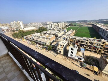Balcony in 3 BHK Apartment at Green Valley Heights, Dhakoli Village – for Sale