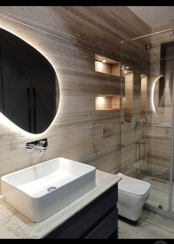 Bathroom in 3 BHK Apartment at Emaar The Palm Drive-The Premier Terraces, Sector 66 – for Sale