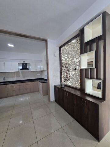 Kitchen in 3 BHK Apartment at Goyal and Co Orchid Greens, Kannur – for Rent