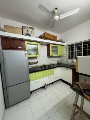 Kitchen in 1 BHK Apartment at Mantri Aangan, Koregaon Park – for Rent