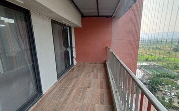 Balcony in 2 BHK Apartment at Shapoorji Pallonji Sensorium, Hinjewadi – for Rent