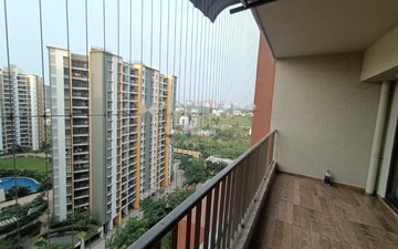 Balcony in 2 BHK Apartment at Shapoorji Pallonji Sensorium, Hinjewadi – for Rent