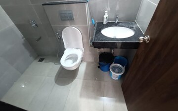 Bathroom in 2 BHK Apartment at Shapoorji Pallonji Sensorium, Hinjewadi – for Rent