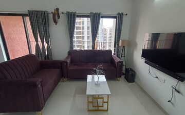 Living Room in 2 BHK Apartment at Shapoorji Pallonji Sensorium, Hinjewadi – for Rent