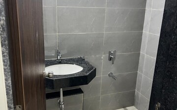 Bathroom in 2 BHK Apartment at Shapoorji Pallonji Sensorium, Hinjewadi – for Rent