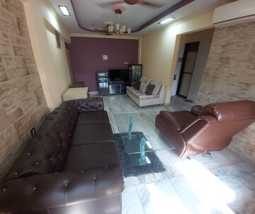 Living Room in 1 BHK Apartment at Rachna Garden, Mulund West – for Rent