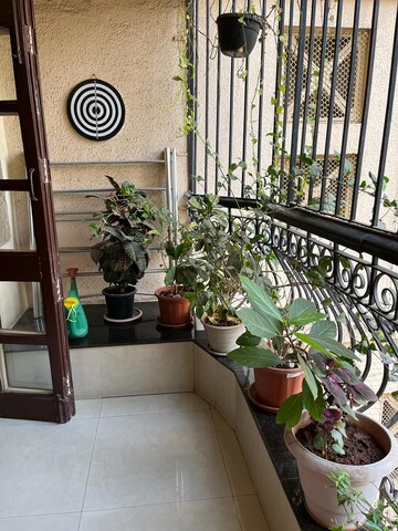 Balcony in 2 BHK Apartment at K Raheja Vihar, Powai – for Rent