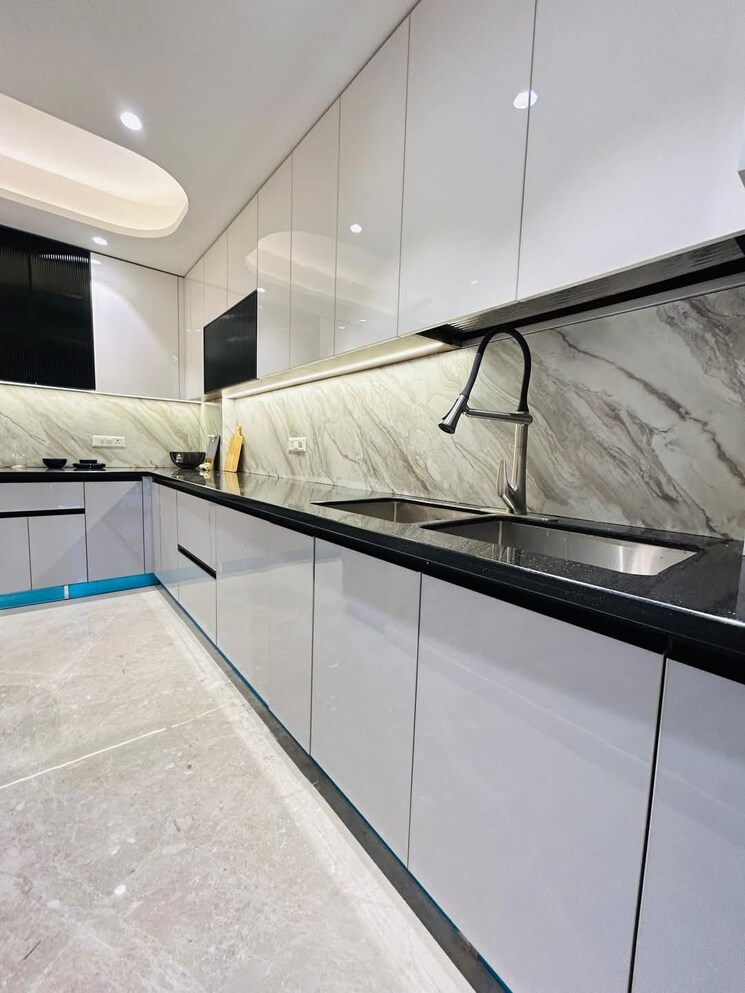 Kitchen, ansal-celebrity-homes 2 Bedroom 1900 Sq.Ft. Builder Floor In Sector 2 Gurgaon 8191215