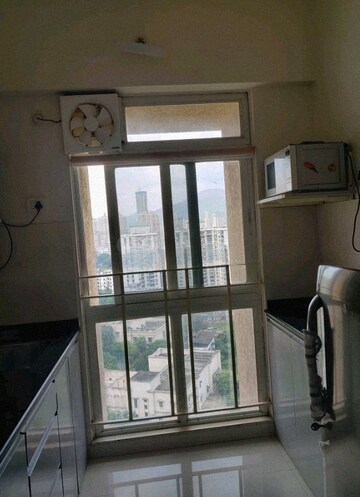 Kitchen in 3 BHK Apartment at Vijay Orovia, Ghodbunder Road – for Rent