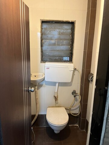 Bathroom in 1.5 BHK Apartment at Sadguru Complex, Mira Road – for Rent