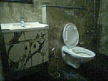 Bathroom in 3 BHK Apartment at Supertech Cape Town, Sector 74 – for Rent