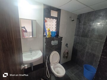 Bathroom in 3 BHK Apartment at Shapoorji Pallonji Joyville Hadapsar Annexe, Hadapsar – for Rent