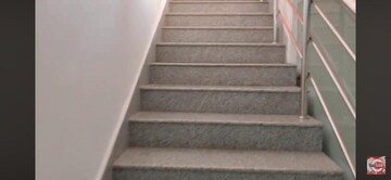 Staircase in 3 BHK Apartment at Prestige Tranquil, Kokapet – for Rent