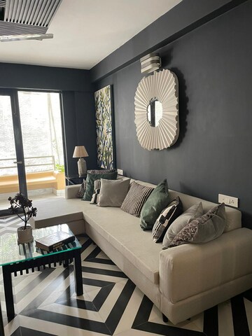 Living Room in 4 BHK Apartment at Panchsheel Park – for Rent