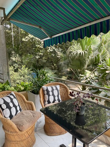 Balcony in 4 BHK Apartment at Panchsheel Park – for Rent