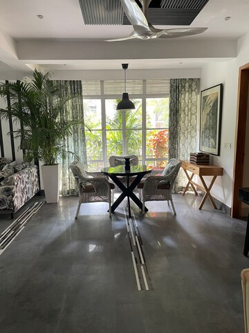 Living Room in 4 BHK Apartment at Panchsheel Park – for Rent