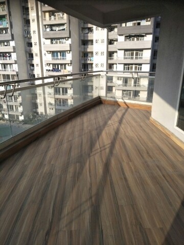 Balcony in 3.5 BHK Apartment at Supertech ORB, Sector 74 – for Rent