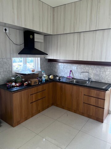 Kitchen in 3 BHK Apartment at Kolte Patil Beryl, Kharadi – for Rent