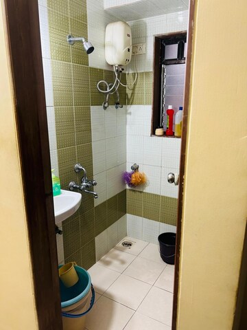 Bathroom in 1 BHK Apartment at Shakya Vihar CHS, Mulund East – for Rent