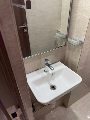 Bathroom in 1 BHK Apartment at Hiranandani Regent Hill, Powai – for Rent