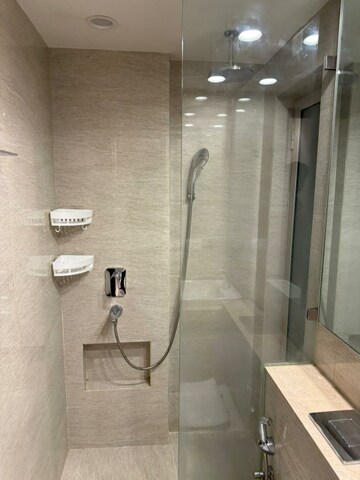Bathroom in 1 BHK Apartment at Hiranandani Regent Hill, Powai – for Rent